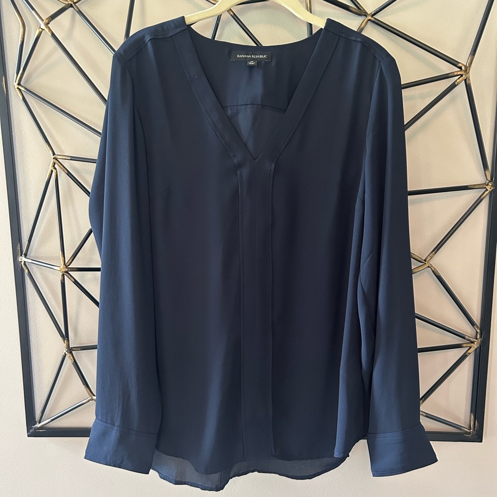 Banana Republic Deep Blue Blouse